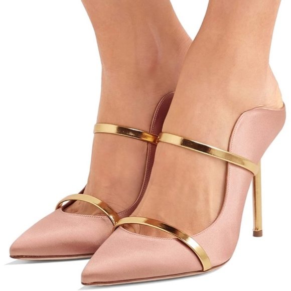 FSJ Shoes - Women Fashion Pointy Toe Pumps Mule Sandals
